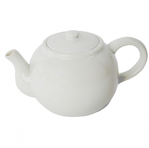Extra große Porzellan Teekanne 2,5 Liter (XXL)