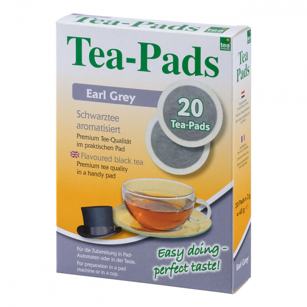 Teepads Schwarztee Earl Grey, 20x 2g - solange der Vorrat reicht
